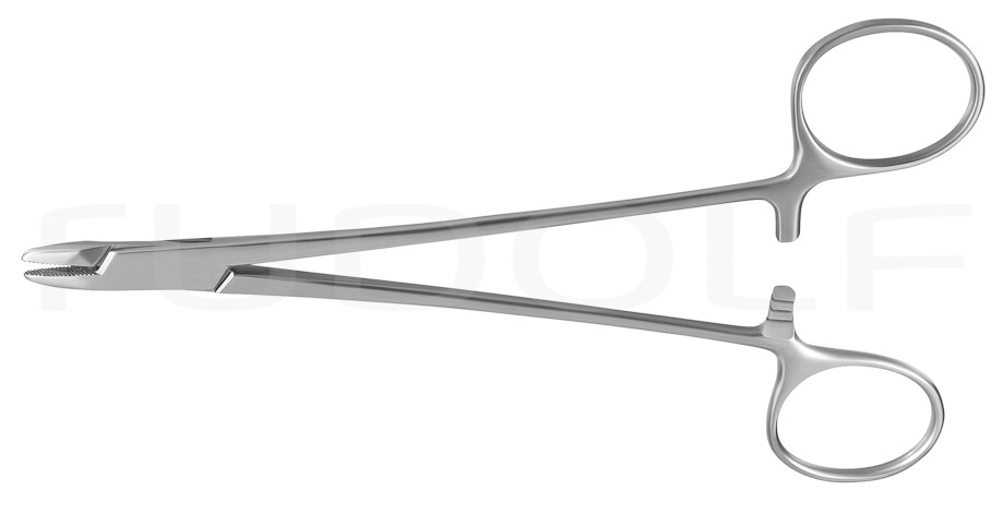 RU 6005-17 / Needle Holder m. G.h., Str. 17cm, 6 3/4"