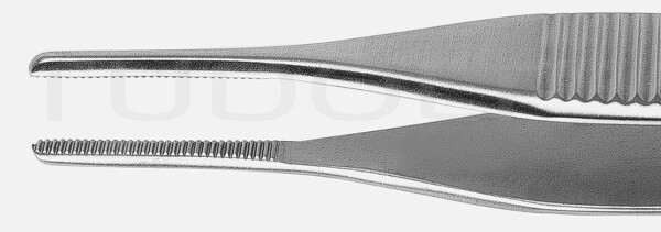 RU 4032-12 / Pinza De Disección Ewald, Recta, 1,7 mm, 12 cm