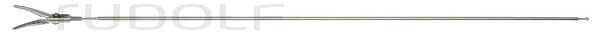 RS000-528 / Inserto Pinza Da Presa Maryland Extra Lunga, Curva, Biarticolata, Ø 5mm