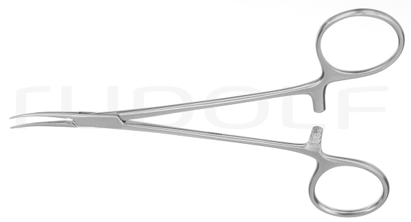 RU 3115-13 / Hemost. Fcps Jacobson-Halsted, Fine, Cvd. 13 cm, 5"