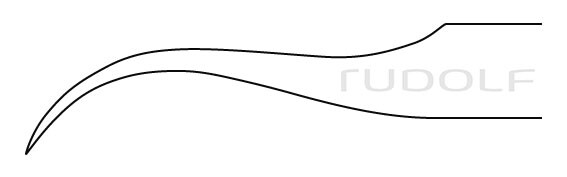 RU 4240-07 / Pinza De Relojero, N° 7, Curva, 11,5 cm, 0,2 mm