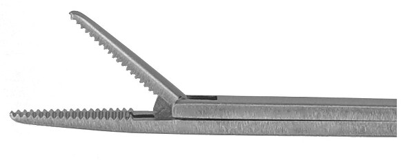 RU 7887-06 / Pinza P. Pol. Hartmann-Wullstein, 0.5 x 0.8 x 6 mm, 8.5 cm - 3 1/4"