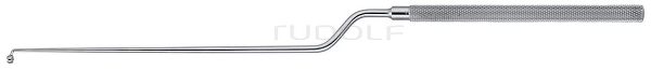 RU 8846-11 / Mikro-Ringkürette, Aufgew. 90° 24 cm, Ø 2,5 mm