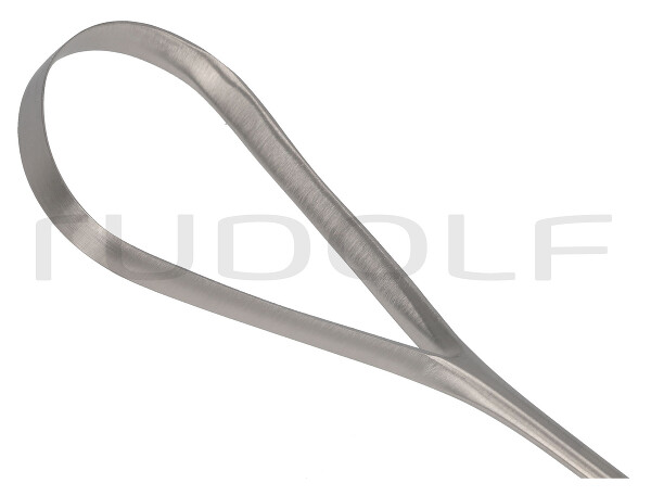 RU 7318-35 / Curette Utérine Recamier, Malléable Tranchante, 34,0 cm, Fig. 15, 35 mm