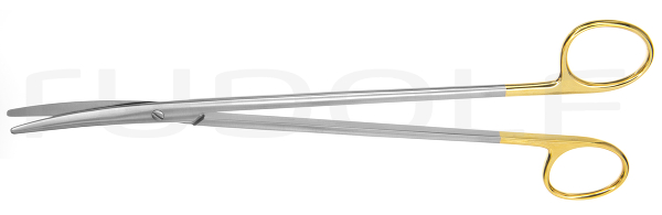 RU 1334-25 / Scissors Metzenb., Bl/Bl, Cvd., TC 25 cm, 10"