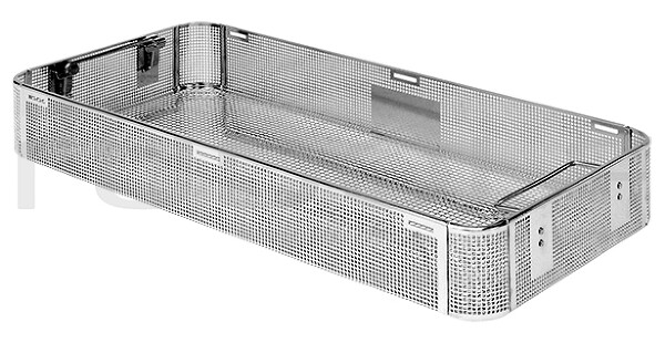 CS342-090 / Panier En Tôle Perforé, 480 x 240 x 90mm