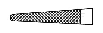 RU 6055-23 / Needle Holder Crile-Wood, TC, Str. 23cm
, 9"