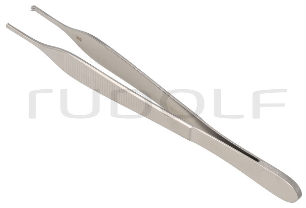 RU 4135-55 / Pinza Chirurgica Adson, Retta, 2x3D 15,0 cm