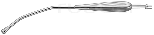 RU 5260-27 / Saugkanüle Yankauer-Standard 27cm
, Ø 10mm
 m. Zentraler Bohrung 2mm
