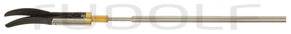RS000-590TC/CC / Insert Sciss., Metzenbaum, Cvd. L., Standard Ceramic Coated, TC Ins., Double Act.,Ø 5mm