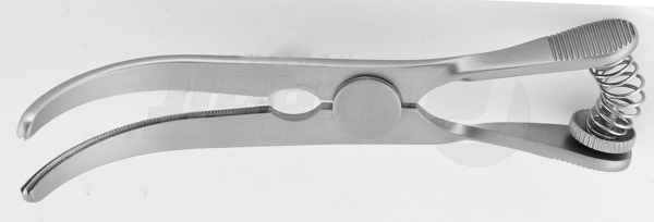 RU 7589-09 / Glover Atr. Clamp, Cvd. 8cm
, 3 1/4"
