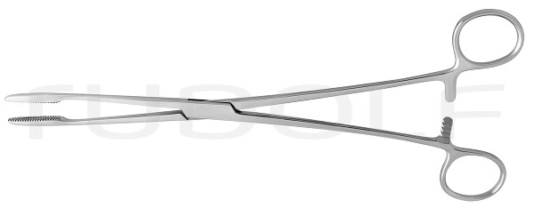 RU 3860-25 / Pinza Per Medicazione Gross-Maier, Retta Con Cremagliera, 25 cm