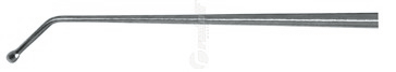 RU 7947-03 / Hakensonde mit Knopf, 45°, Ø 1 mm, 16 cm