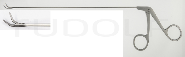 RU 8650-03/13 / Grasp Fcps., Cvd. Up, FF-MOV. Shaft Length 23cm
/9", Conicø2/3mm
, Jaw 2mm
