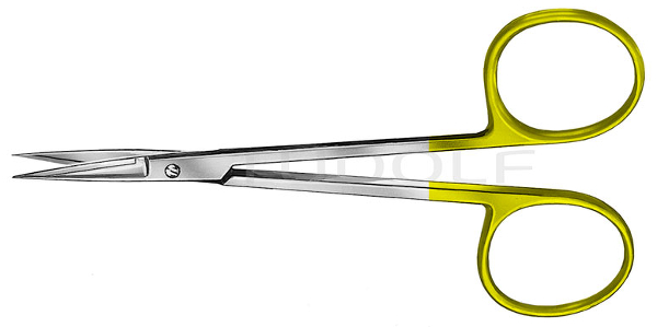 RU 2406-11 / Feine Schere, Gerade, TC, 11,5 cm