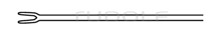 RU 8835-13 / Suture Pusher, Jacobsen 18,5 cm - 7 1/4"