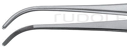 RU 4041-12 / Pinza Anatomica Semken, Curva 12,5 cm