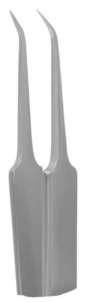 RU 4240-06 / Uhrmacherpinzette No. 6,Abgew. 11,0 cm, 0,3 mm