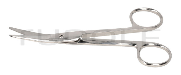 RU 1132-14HP / Forbice New Suture, Sm/Sm, Curva, Brillante 14,5 cm