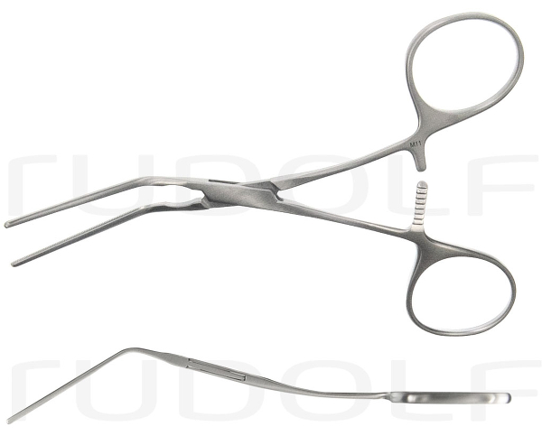 RU 7704-13 / De Bakey Atrauma Forceps, (L) 12 cm - 4 3/4"