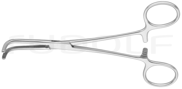RU 3330-15 / Ligature Fcps Mixter, Cvd. 15 cm, 6"