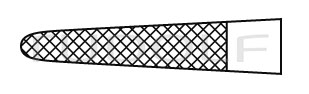 RU 6050-20 / Needle Holder Mayo Hegar, TC, Str. 20cm
 - 8"