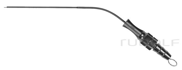 RU 6420-05 / Suction Tube Frazier (Fergusson), Ø 1,5mm 5 Ch/Fr, (Wl) 90 mm - 3 1/2", W. CUT-OFF, LUER-HUB and Stylet