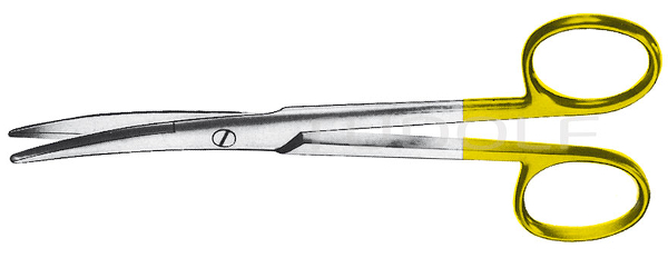 RU 1263-17 / Scissors Mayo-Stille, Cvd., TC 17 cm - 6 3/4"