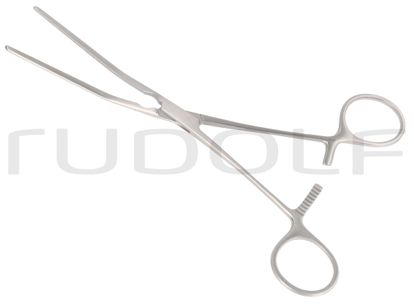 RU 7610-02 / Leland-Jones Atrauma Forceps, Cvd., (L) 19.5 cm - 7 3/4"
