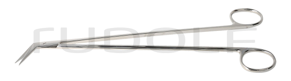 RU 1754-23HP / Gefässschere De Bakey, 60°, Hochglanz 22,0 cm
