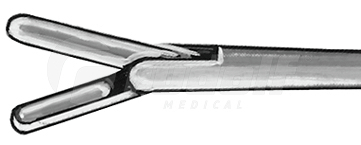 RU 8689-01 / Laryng. Polypus Fcps., Wl 6.75", Tl 10"