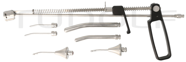 HY500-100 / Uterusmanipulator Kompl. m. 6 Adaptern Z. Fixieren, Elevieren Sowie Z. Pertubation