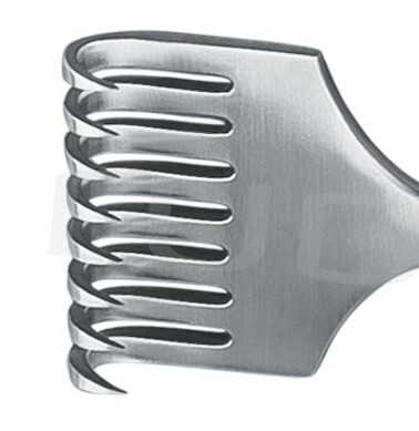 RU 4500-08 / Divaricatore Volkmann, Acuto, 8 Denti 22,5 cm