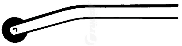 RU 7906-01/01 / Roller Knife Schuknecht, Blade Parallel to Shaft, 16 cm - 6 1/4",