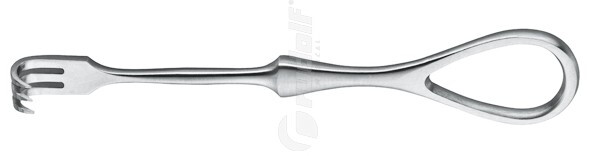 RU 4472-03 / Divaricatore Volkmann, Acuto, 3 Denti 11,5 cm