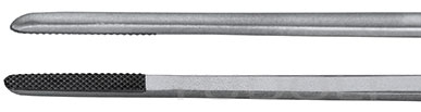 RU 4084-18 / Dressing Fcps. Grünwald, Bayonete, TC 19 cm, 7 1/4"