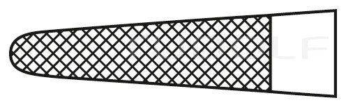 RU 6065-17 / Needle Holder Mathieu, TC, Str. 17cm, 6 3/4"