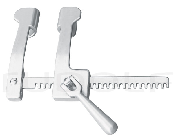 RU 7524-01 / Divaricatore Costale Cooley in Alluminio, 15x15x70mm