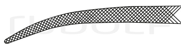 RU 3241-20 / Hemost. Fcps Bengolea, Cvd. 20 cm, 8"