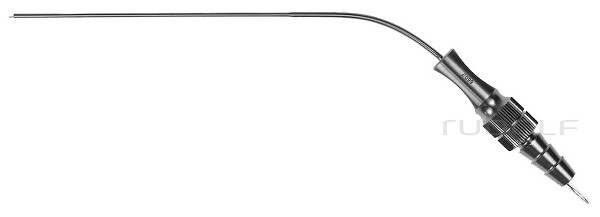 RU 6420-16 / Suction Tube Frazier (Fergusson), Ø 1,5mm 5 Ch/Fr, (Wl) 110mm - 4 1/4", W. CUT-OFF, LUER-HUB and Stylet