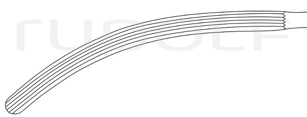 RU 6541-23 / Mayo-Robson Fcps., Cvd., 23cm