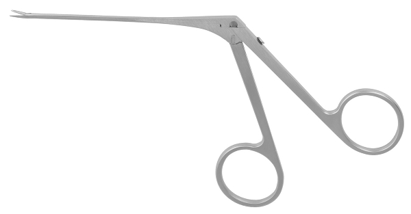 RU 7890-28 / Micro Ear Forceps, Straight, Serrated, Shaft Length 8 cm - 3 1/4",