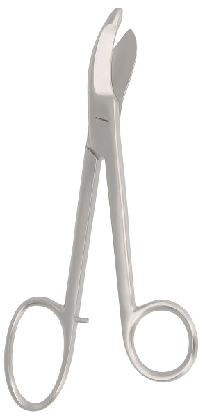RU 2690-24 / Forbice Per Bendaggi Bruns, Curva, Liscia 24,0 cm