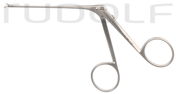 RU 7892-11/04 / Micro Ear Scissors Bellucci, Curved Left, Shaft Length 8 cm - 3 1/4",