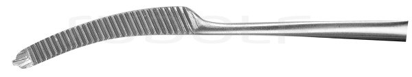 RU 3504-18 / Peritoneal Fcps Mikulicz, Cvd., 1x2T 18 cm, 7"