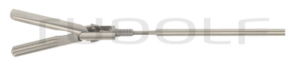 RS000-731 / Terminal De Agarre De Bakey, 24 mm, Atraumático, Ø 5mm, 450mm, Doble Acción