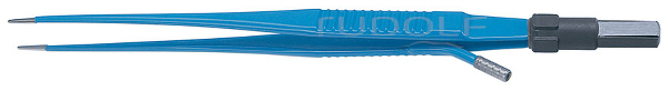 HF530-018 / Bipolar Forceps, Flat Plug, Str., W. Irrigation, 18cm
 - 7", 0,5x8mm
, Standard
