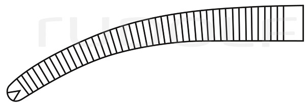 RU 3031-16 / Pinza Hemostática Kocher Curva, 1x2 Dientes, 16 cm