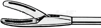 RU 8619-22/35 / Micro Allig. Fcps., Str., Fen., 2.5mm
, 35cm
