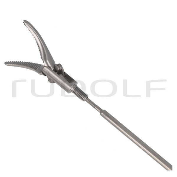 RS000-725 / Terminal De Agarre Maryland Estándar 17 mm, Curvo, Ø 5 mm, 450 mm De Doble Acción